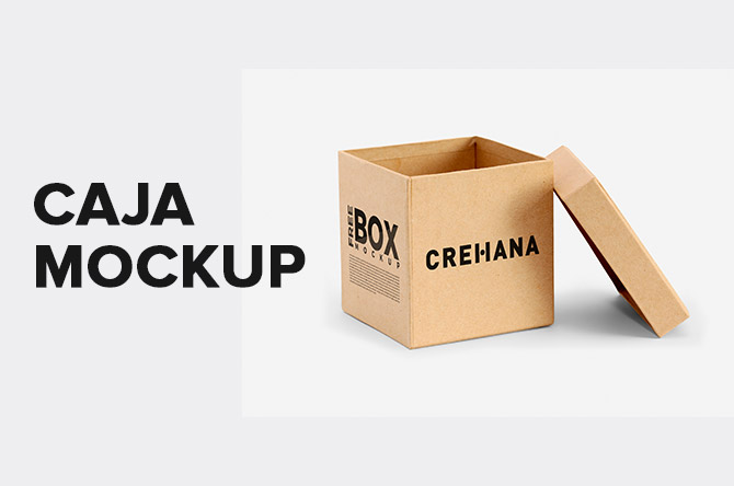 mockup de caja